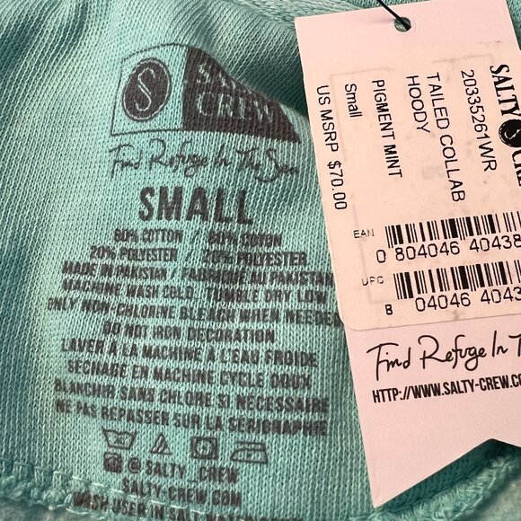 Salty Crew x Ron Jon Collab Hoody NWT Small - Picture 4 of 5